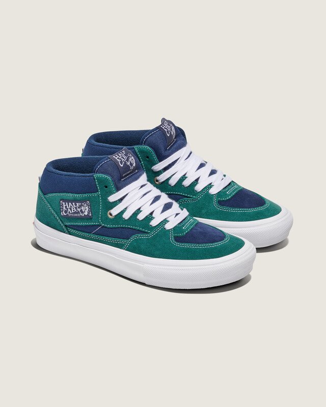 Tênis Half Cab Skate Tartan Blue Green