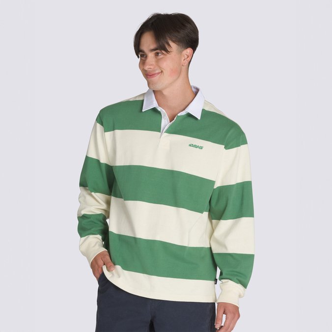 Camiseta Ward Stripe Rugby Knit LS Fairway