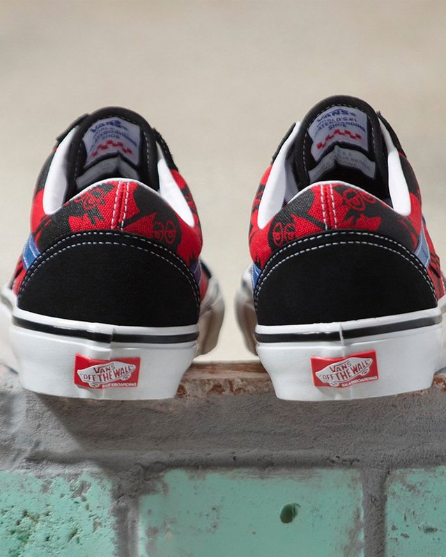 Tênis Skate Old Skool Vans X Krooked Red