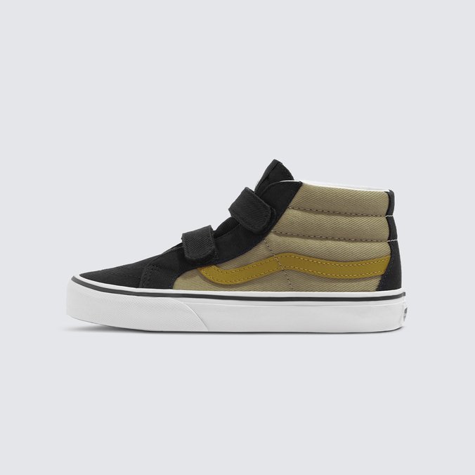 Tênis Sk8-Mid Twill Tan Infantil