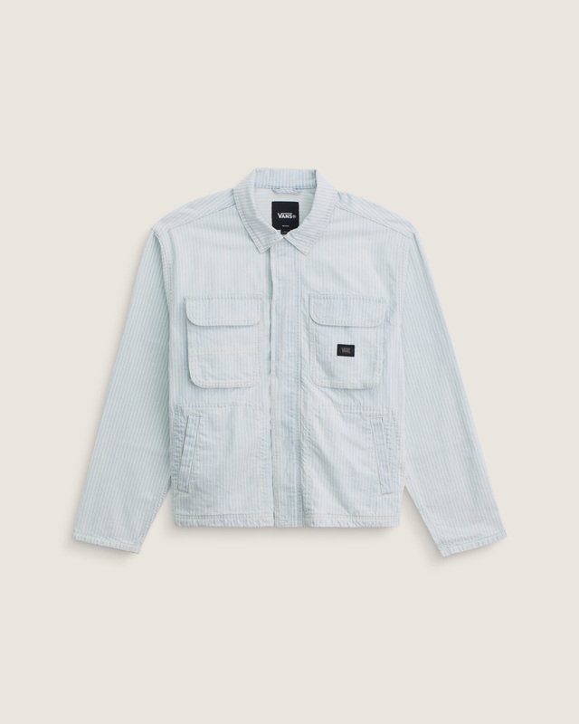 Jaqueta Stripe Umber Denim Blue Ice Stripe
