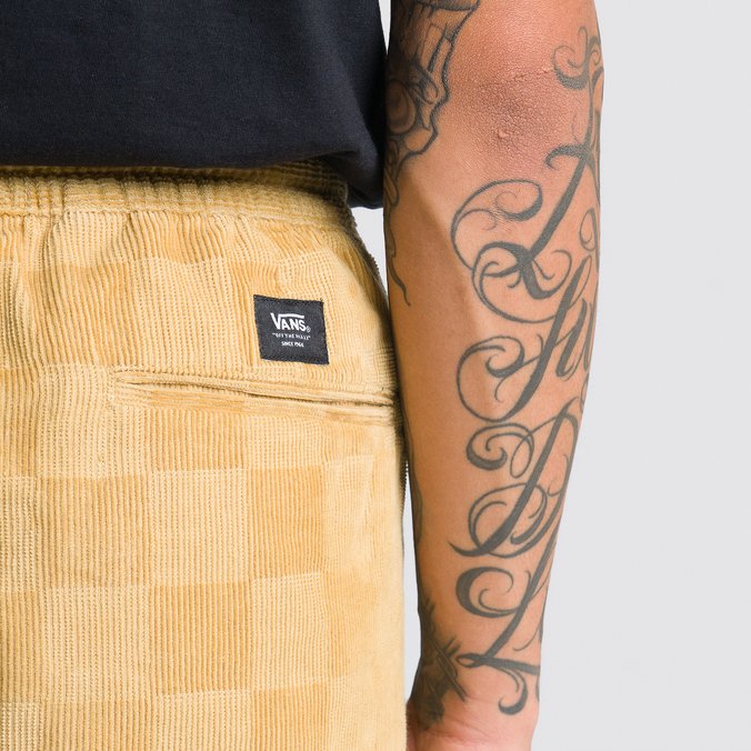 Bermuda Range Checkbrd Cord Loose Short Seasonal Hero: Knu Skool Pig Suede Gum Antelope