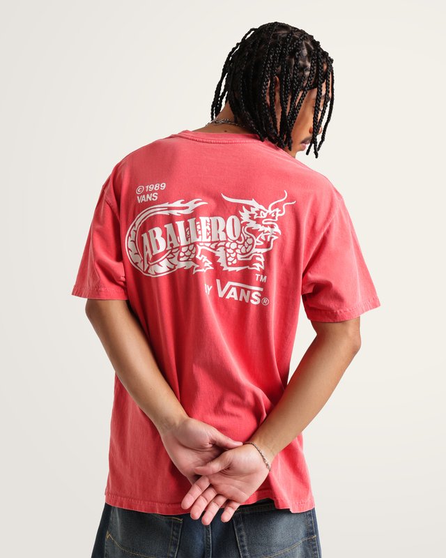 Camiseta Manga Curta Caballero Racing Red