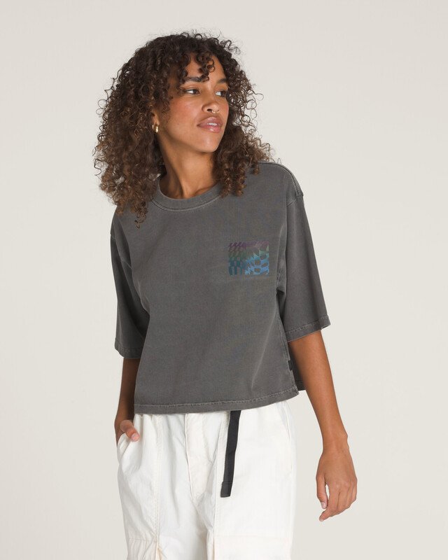 Camiseta Mte Wildthorn Reflective Boxy Short Tee SS Black