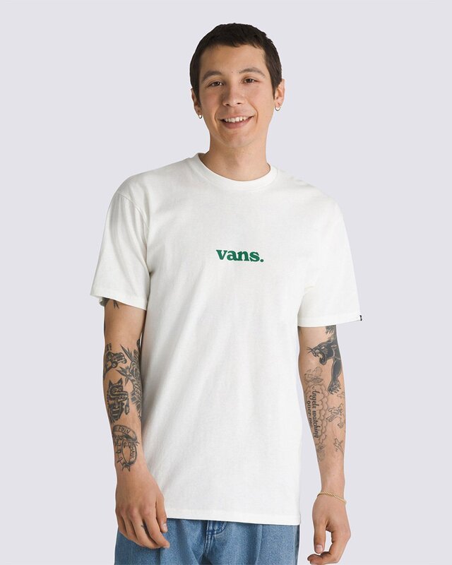 Camiseta Lower Corecase SS Marshmallow Verdant Green | Vans