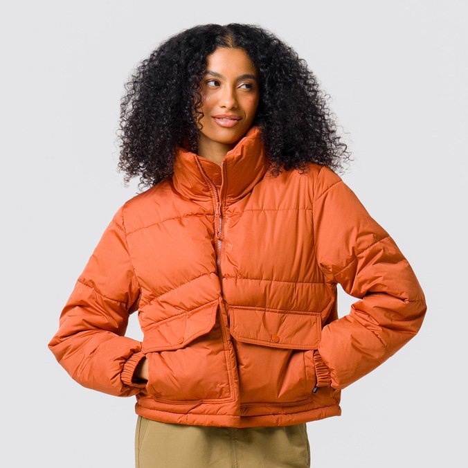 Jaqueta Aubrey PrimeLoft Puffer Auburn