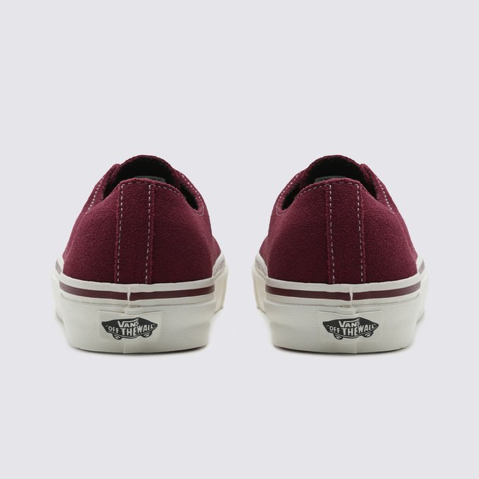 Vans off the wall shoes maroon Clearance