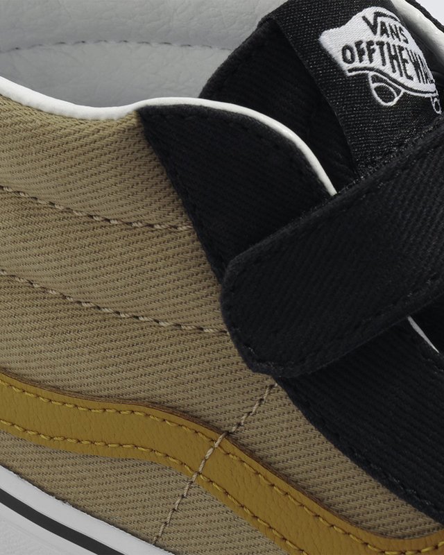 Tênis Sk8-Mid Twill Tan Infantil
