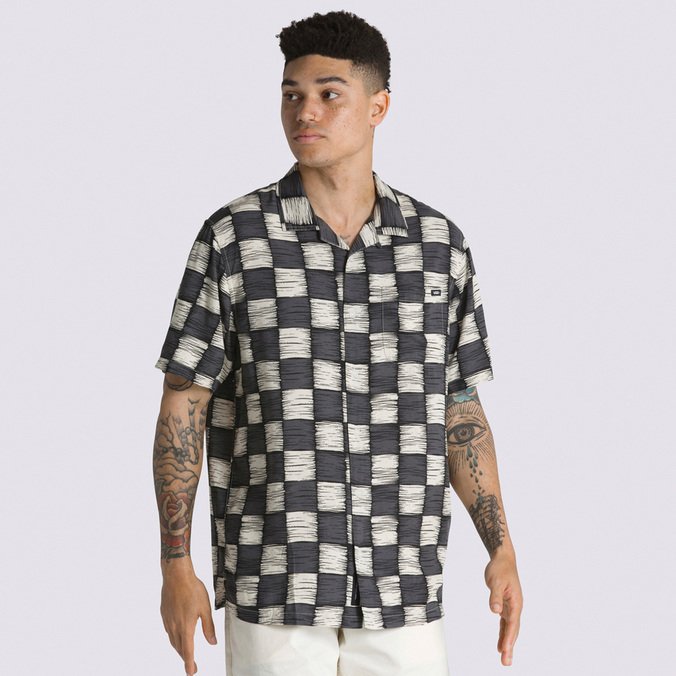Camisa Moore Woven Ss Ultrarange Neo Vr3 Asphalt Antique White