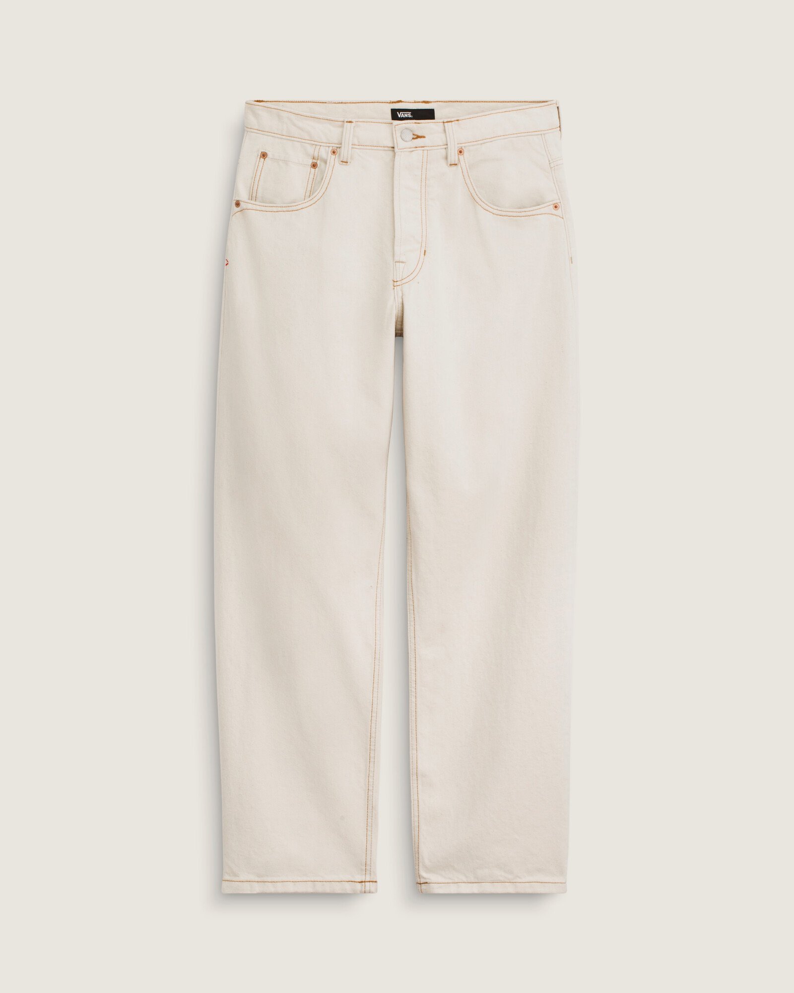 Calça Lx Check 5 Loose Denim Natural Seed | Vans