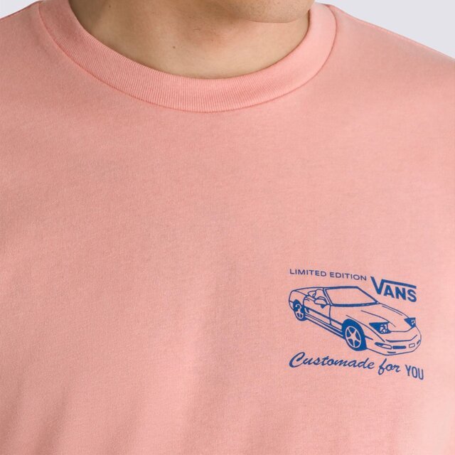 Camiseta Vans Motors Ss Warm Weather Lobster Bisque