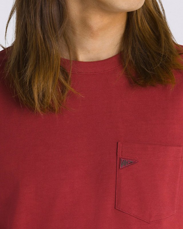 Camiseta Pocket Ss Pilgrim Brick Red
