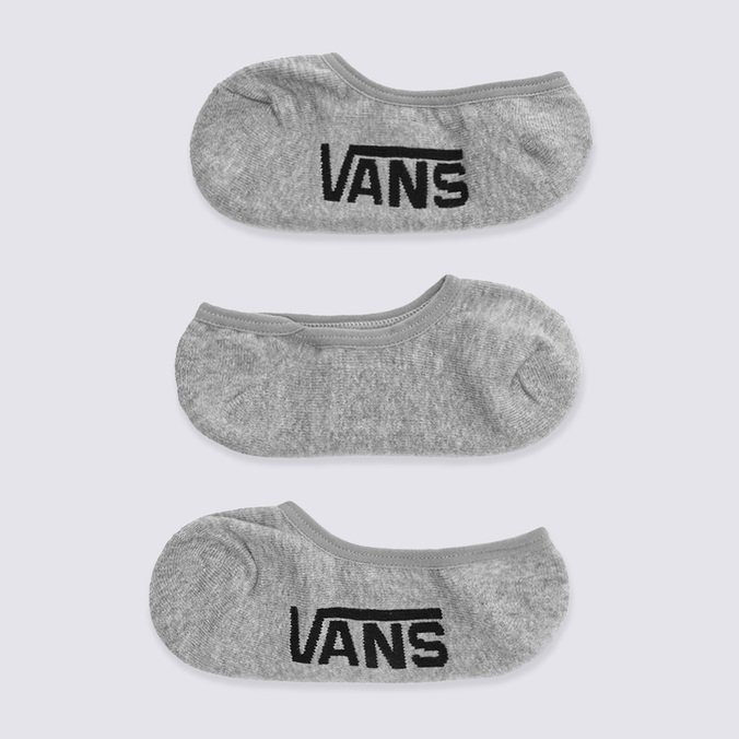 Meia Classic Super No Show 30/35 Heather Grey (3 Pares)
