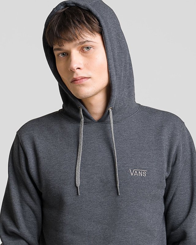 Moletom Core Basic Po Fleece Black Heather