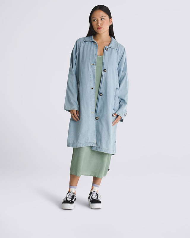 Jaqueta Skate Mac Denim Seasonal Hero: Knu Skool Light Stonewash