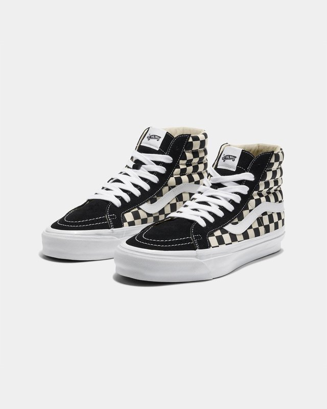 Tênis Sk8-Hi Premium Lx Checkerboard Black Off White