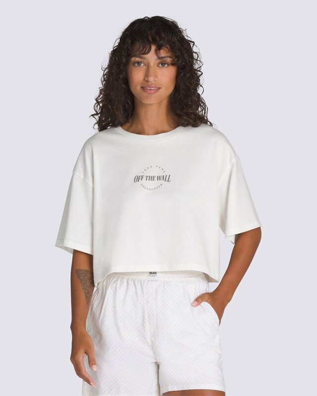 Camiseta Rylen Ss Relaxed Crop Marshmallow