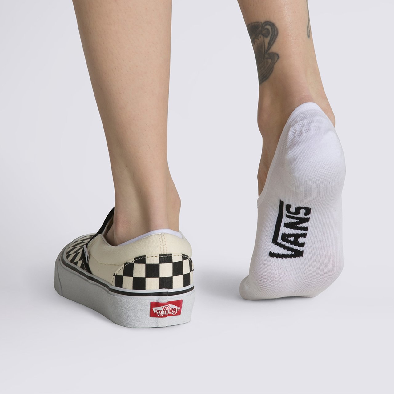 Meia Classic Canoodle 36/39 White Black (3 Pares)