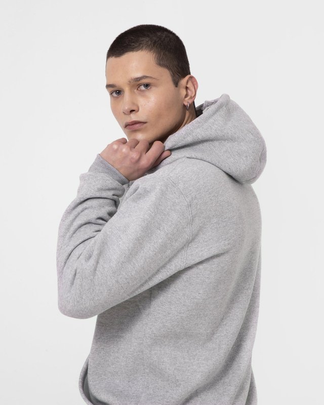 Moletom Core Basic Po Fleece Cement Heather