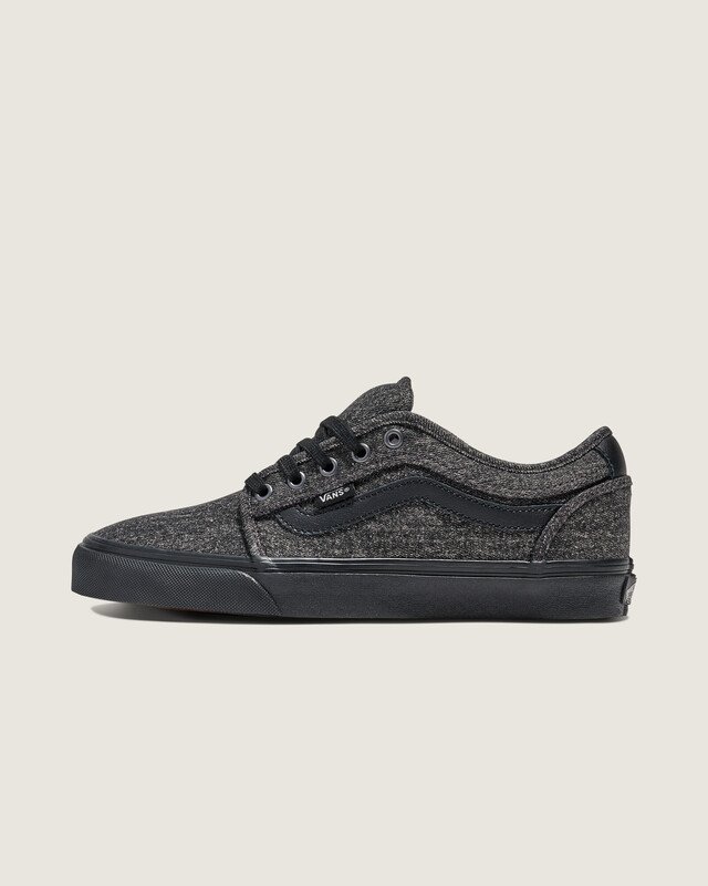 Tênis Chukka Low Sidestripe Skate Denim Charcoal Black