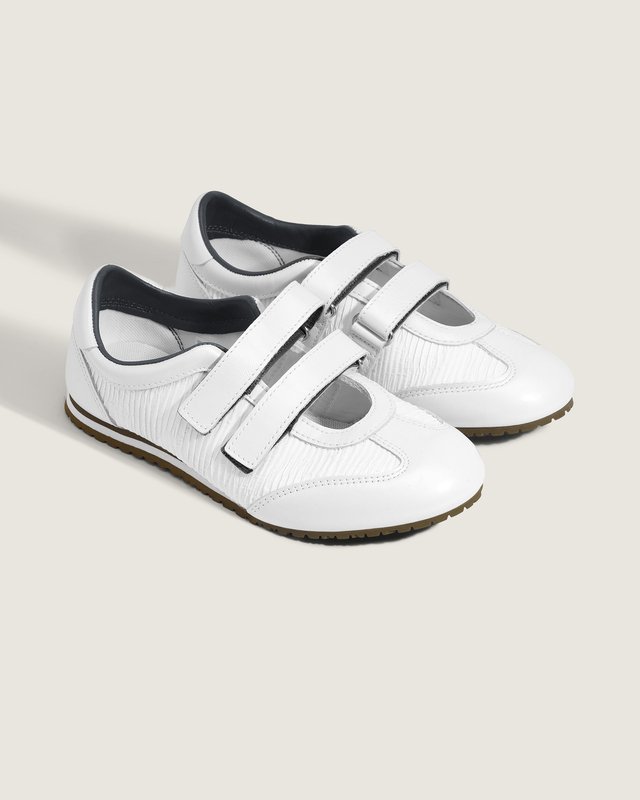 Tênis Mary Jane Pleat Pearl White | Vans