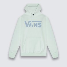 Um clássico é sempre clássico. A tradição que as peças Vans carregam na essência permitem um visual atemporal, que combina o estilo tradicional com o conforto aconchegante para os dias mais frios. O Moletom Ss Hint Of Mint é confeccionado em algodão e poliéster. O modelo é fechado, com bolso canguru. Possui capuz com cadarço para regulagem, barra e punhos canelados. Traz estampa frontal exclusiva em silk à base d’água, com assinatura Vans em “Drop V”, centralizada na altura do peito.