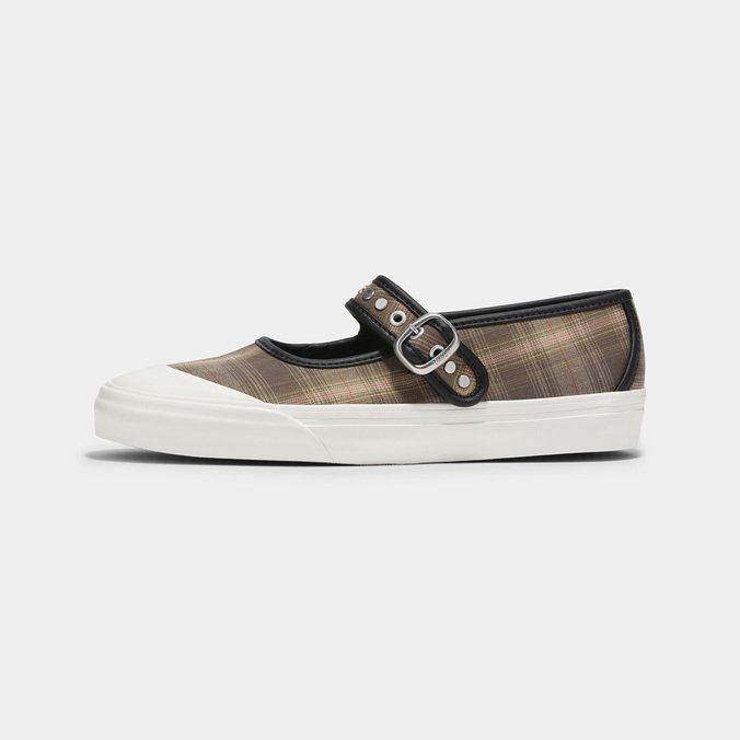 Tênis Mary Jane Lx Prep Plaid Olive