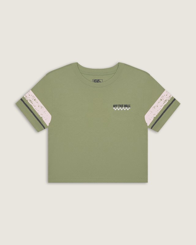 Camiseta Manga Curta  Cropped Off The All Soft Sage