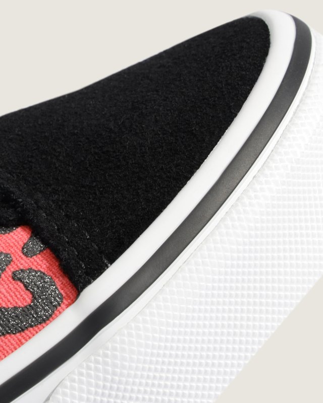 Tênis Old Skool V Glitter Leopard Diva Pink Infantil