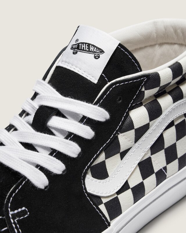 Tênis Sk8-Mid Premium Lx Checkerboard Black Off White