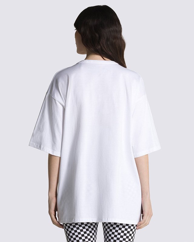 Camiseta Off The Wall Gradient Logo Loose Ss Sk8 Weareaway White