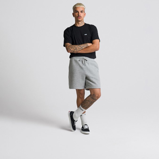 Bermuda Core Basic Fleece Cement Heather