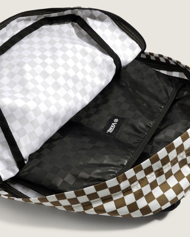 Mochila Old Skool Check Olive Brown
