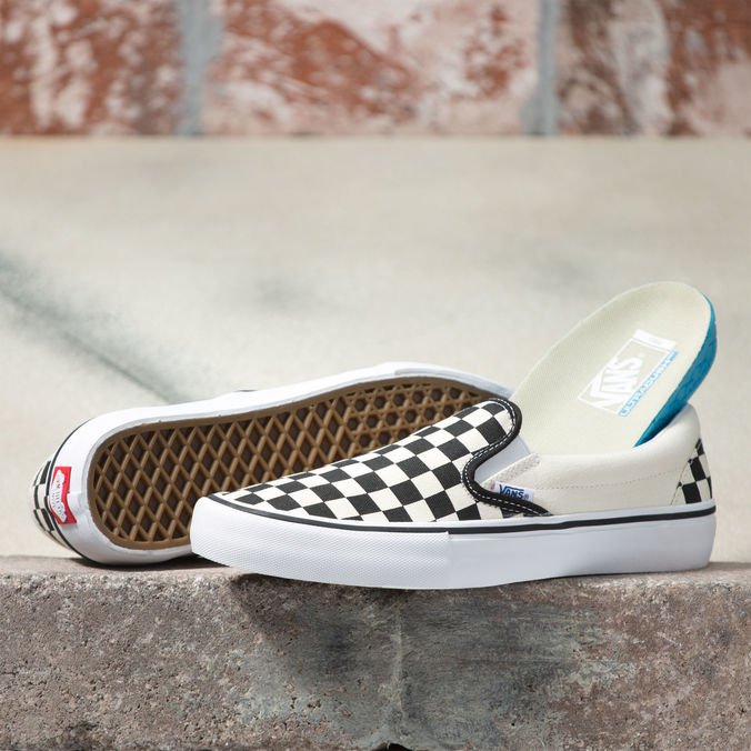 tênis vans slip on checkerboard