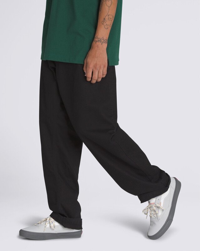 Calça Skate Loose Pleated Curren Caples Black