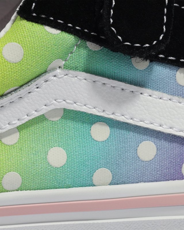 Tênis Old Skool Rainbow Glow Black Multi Infantil