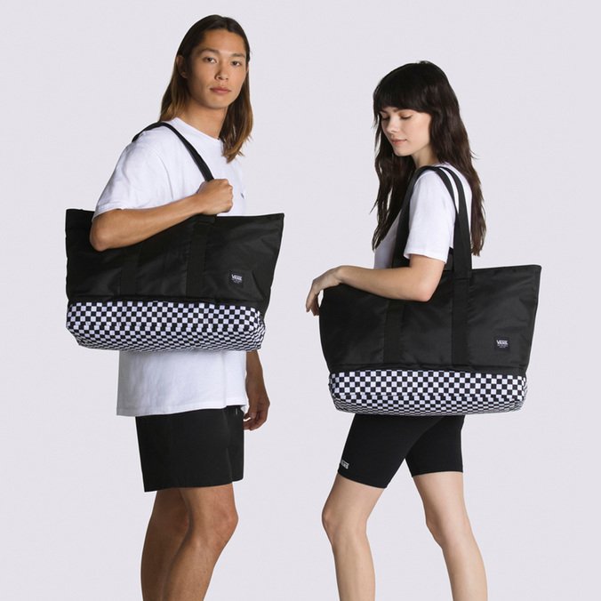 Bolsa Solo Night Tote Black White