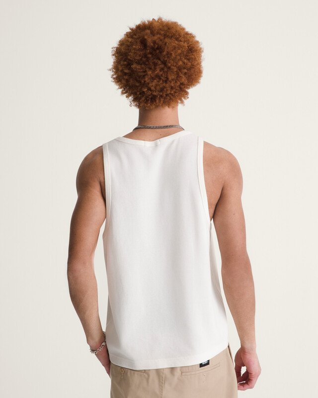 Regata Waffle Tank Egret