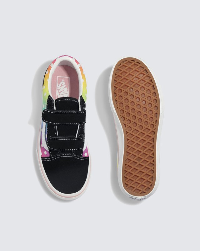 Tênis Old Skool Rainbow Glow Black Multi Infantil
