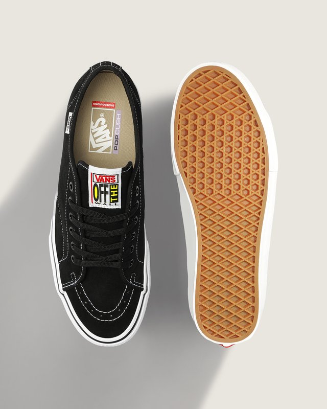 Tênis Skate Ave Leather Black White