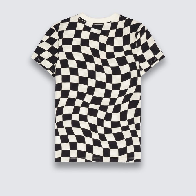 Camiseta Warped 66 Checkerboard Crew Warped Checkerboard Black