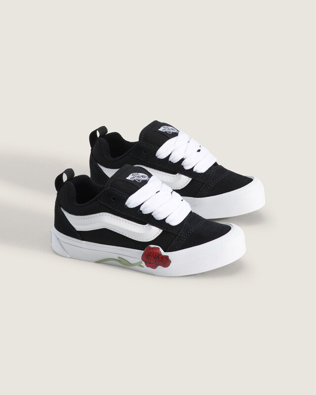 Tênis Knu Skool Rose Black White Infantil