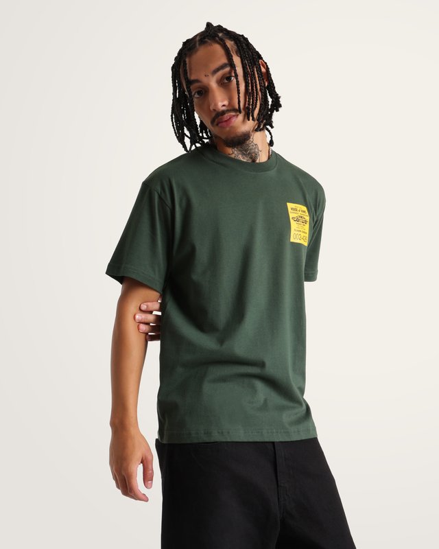 Camiseta Manga Curta Vans Valet Oil Green
