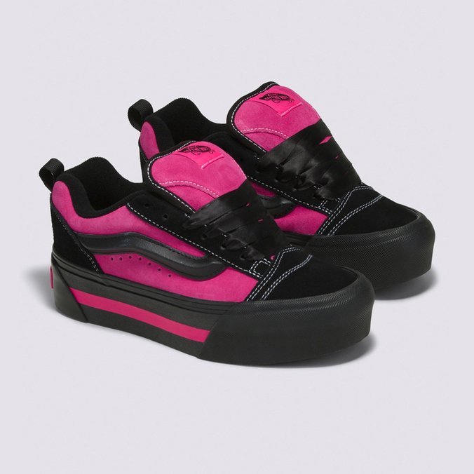 Tenis vans rosa e preto top