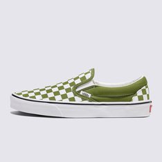 O Slip-On que define tendências é recarregado por cores ousadas e frescas. A coleção Color Theory permite que você crie uma história de cores única combinando tons vibrantes e inesperados com o estilo de clássicos icônicos. Feito com uma parte superior de lona com estampa exclusiva em checkerboard, o Tênis Slip-On Checkerboard Pesto homenageia a lendária silhueta slip-on, ao mesmo tempo que oferece um visual totalmente novo para o tênis de calce fácil.