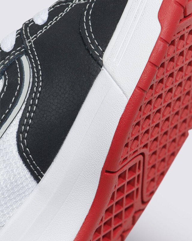 Tênis Skate Zahba Mid Black White Red