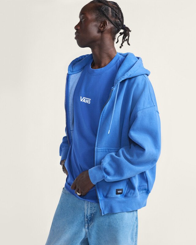 Moletom Lx Zip Hoodie True Blue