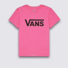 Clássico Vans é atemporal. Autenticidade “Off The Wall” na essência. Um visual tradicional que nunca sai de moda. A Camiseta Flying V Crew Ss Magenta é icônica e não passa despercebida. De silhueta clássica com corte mais ajustado ao corpo, a camiseta feminina rosa de manga curta Vans é confeccionada em algodão 100%, gola canelada, costuras aparentes em pespontos nas mangas e barra, com etiqueta tecida com logotipo Vans aplicada na lateral. Apresenta estampa frontal icônica com assinatura Vans em “Drop V” centralizado na altura do peito, em silk à base d’água. Perfeita para todos os momentos.