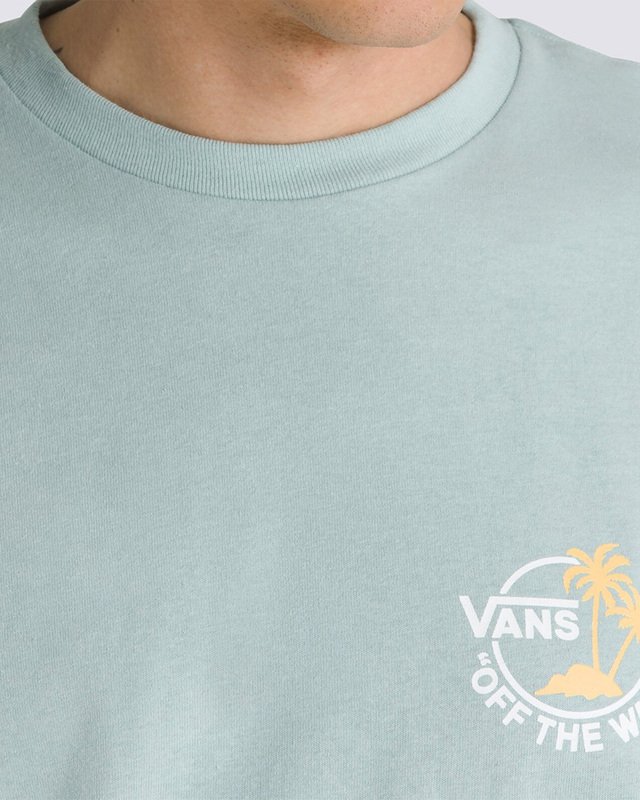 Camiseta Classic Dual Palm II SS Gray Mist Yarrow