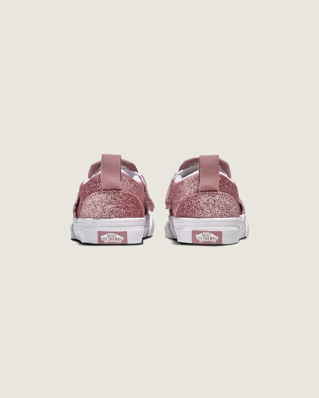 Tênis Slip-On Glitter Rose Gold Infantil